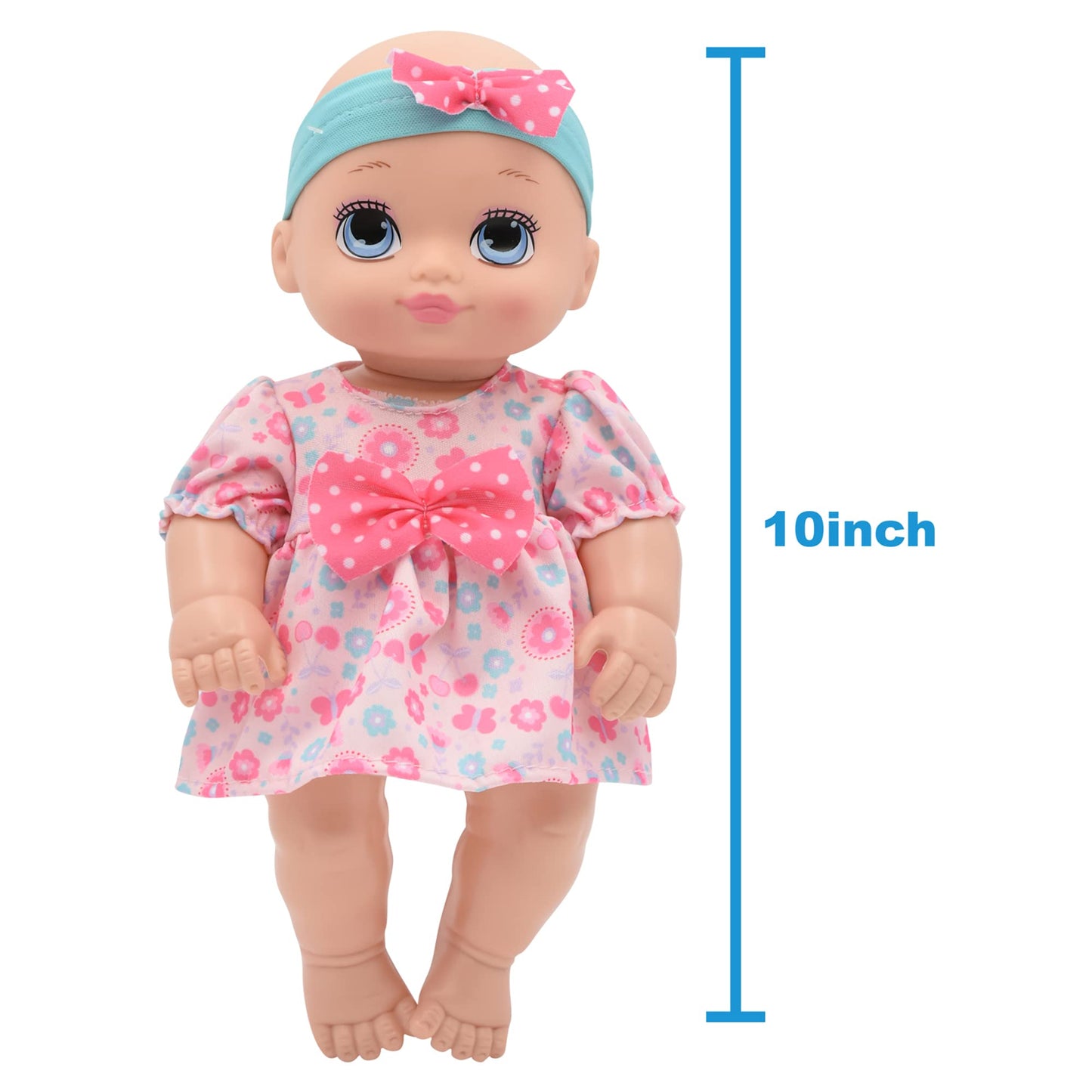 New Adventures Cuddle Kids: Play All Day - 17 pc 10' Baby Doll Playset, Children's Pretend Play, Ages 2+