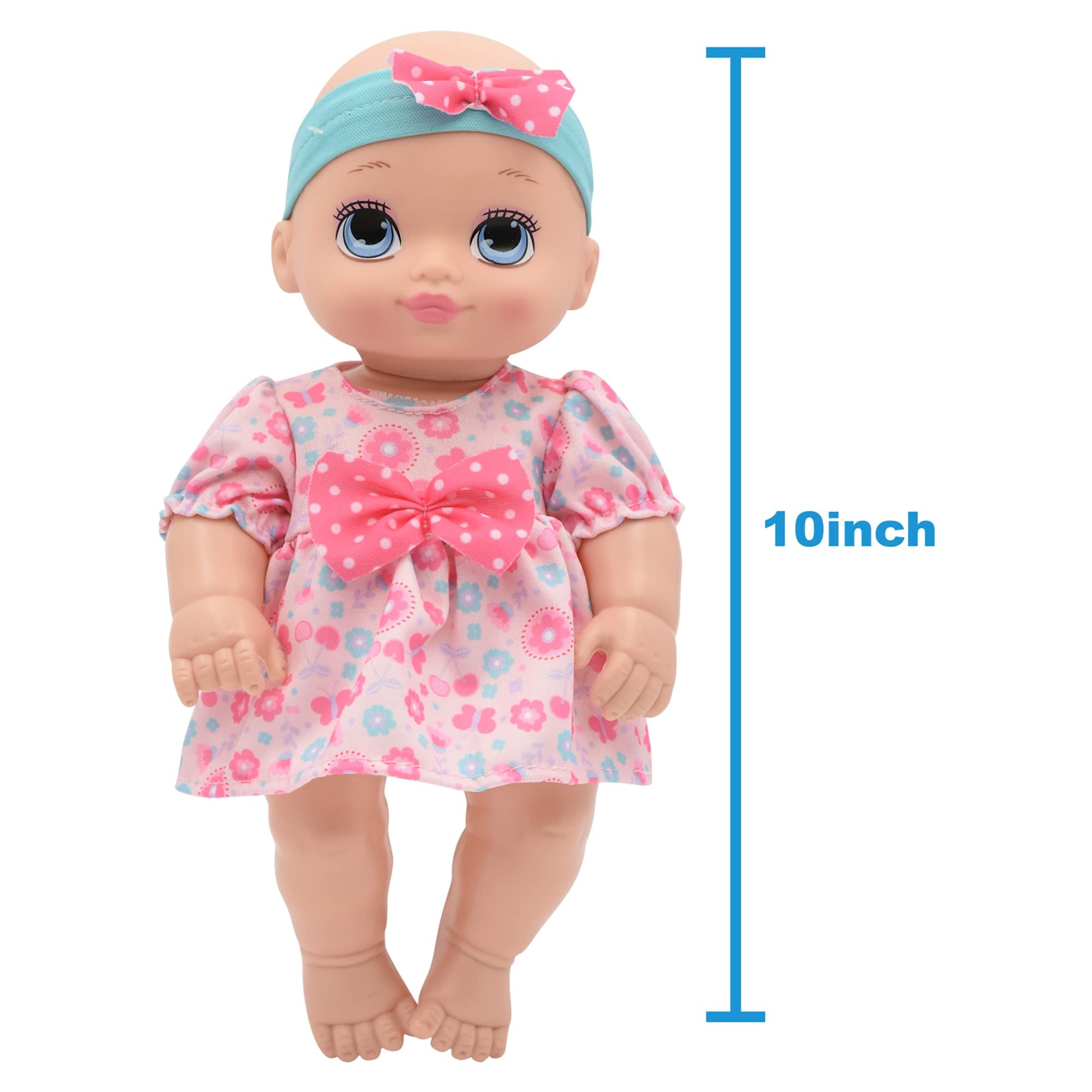 New Adventures Cuddle Kids: Play All Day - 17 pc 10' Baby Doll Playset, Children's Pretend Play, Ages 2+