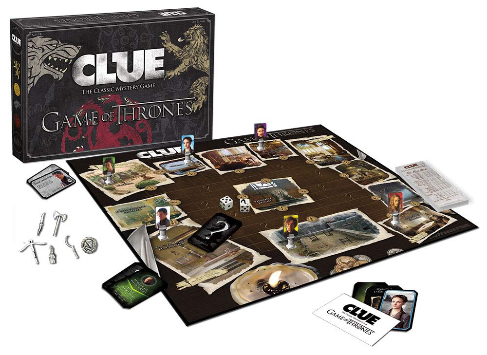 Clue Game of Thrones Board Game | Official Merchandise | Based on The Popular TV Show on HBO Game of Thrones