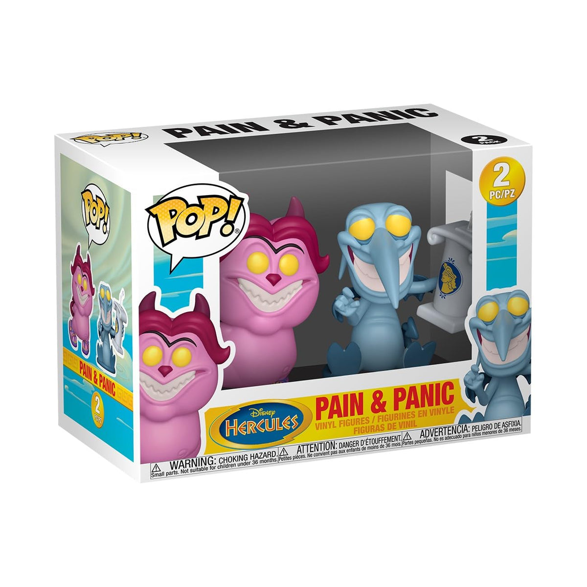 Funko POP! Disney: Hercules - Panic & Pain 2 Pack