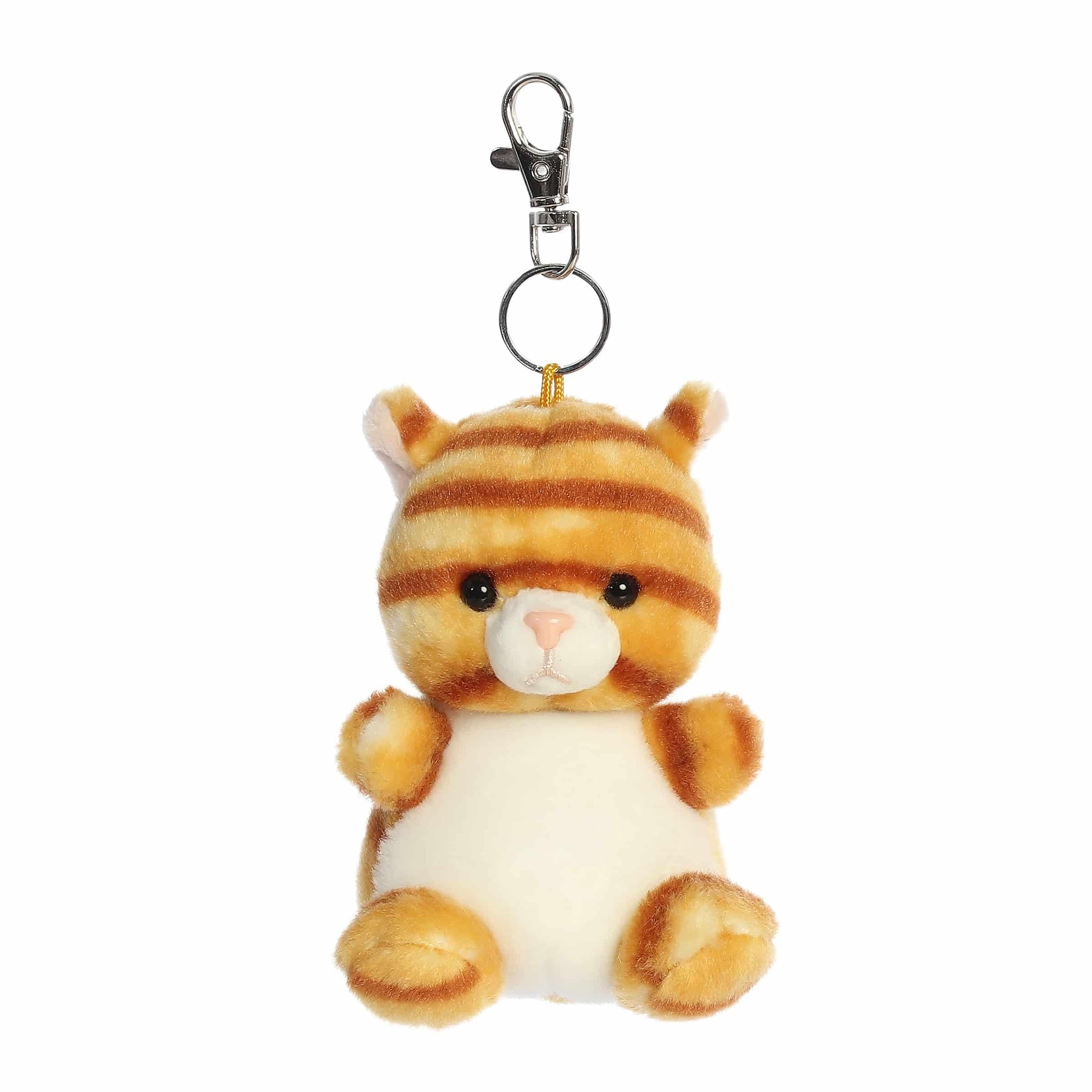 Aurora® Adorable Palm Pals™ Meow Kitty™ Clip-On - Fun Collectible Plush for Kids and Adult Collectors - Perfect for Decorating Rooms and Birthday