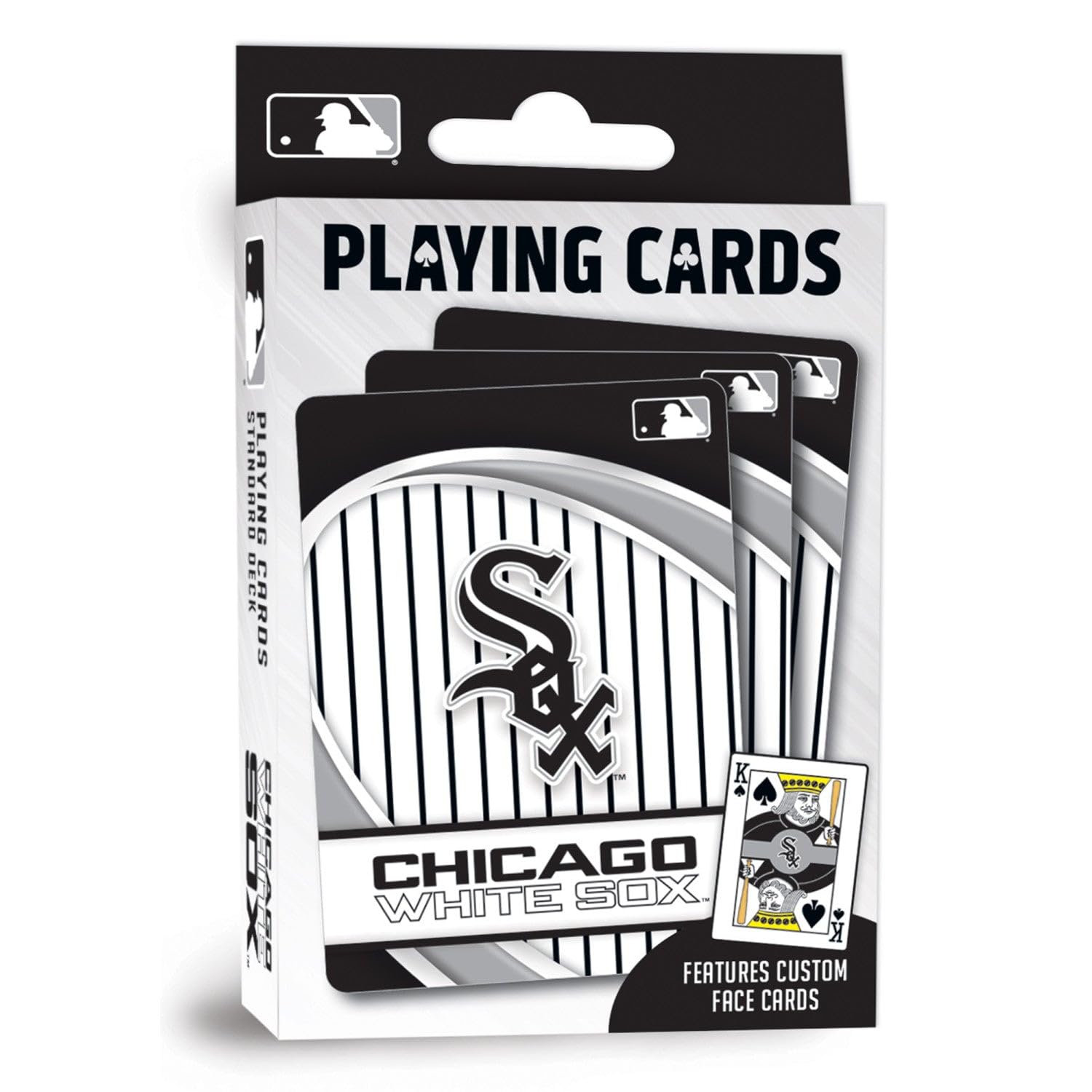 MasterPieces Officially Licensed MLB Chicago White Sox Playing Cards - 54 Card Deck for Adults