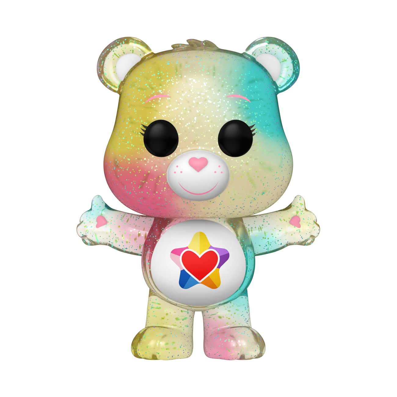 Funko Pop! Animation: Care Bears 40th Anniversary - True Heart Bear with Translucent Glitter Chase (Styles May Vary)