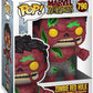 Funko POP Marvel: Marvel Zombies - Red Hulk, 3.75 inches, Multicolor