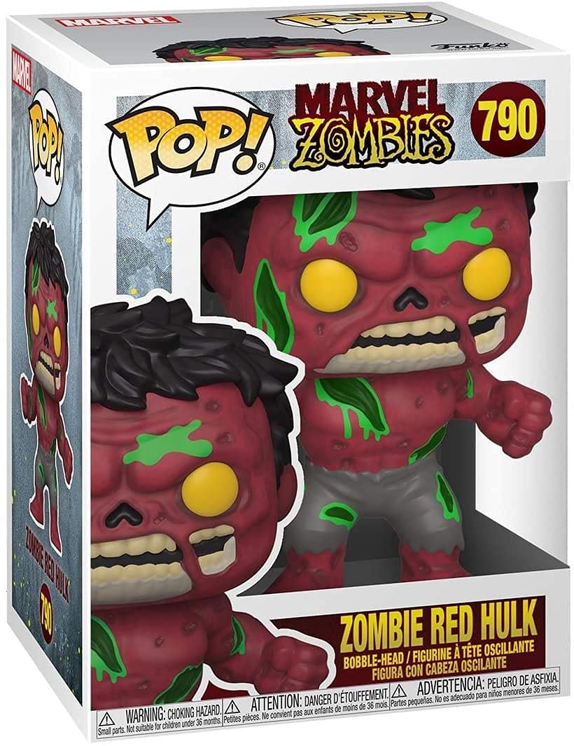 Funko POP Marvel: Marvel Zombies - Red Hulk, 3.75 inches, Multicolor