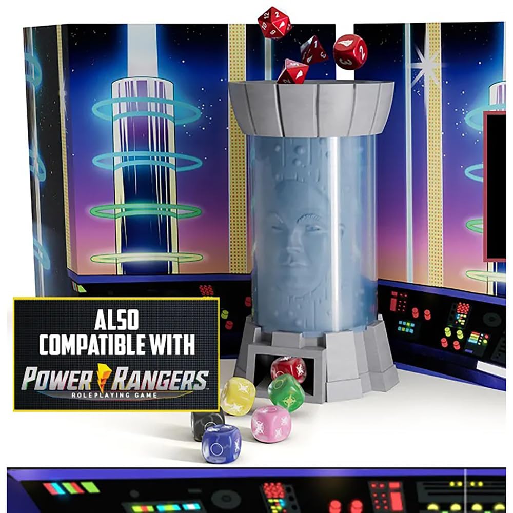 Renegade Game Studios Zordon Dice Tower & GM Screen for Power Rangers RPG