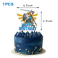 25Pcs Zelda Birthday Party Supplies Pack Includes 1 Cake Topper 24 Cupcake Toppers for Game Zelda-s Party Supplies