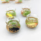 1Pcs Multicolour Mini Round Fish Tank Realistic Glass Decor for Dollhouse Display Captivating Miniature for Crafts Ornaments Handmade
