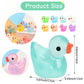 YUSHINDI 150 Pcs Mini Resin Ducks Figurines, Glow-in-the-Dark Miniatures for Fairy Gardens, Terrariums, Micro Landscapes & DIY Decorative Crafts