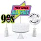 Big Dot of Happiness 90's Throwback - 1990s Party Centerpiece Sticks - Table Toppers - Set of 15