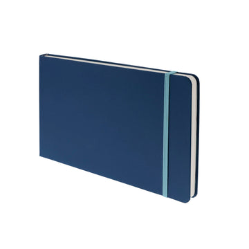 Creative Mark Hard Leather Bound Field Sketch Book [48 Pages - 5.9 x 9.4] with Elastic Strap, Ideal for Artist, Micro Perforated White Papers, Perfect