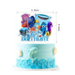 Finding Nemo Birthday Decorations Include Happy Birthday Banner, Cake Topper and Cupcake Toppers, Balloons for Kids Party Supplies