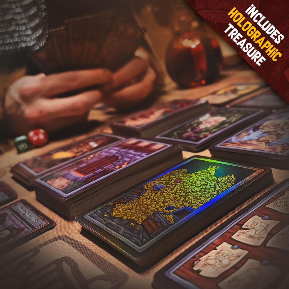 Fool’s Blade First Edition In Collectible Jumbo Sword Box - A Sword Crafting, Monster Slaying, Loot Grabbing, Backstabbing Card Game for Teens