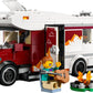 LEGO City Holiday Adventure Camper Van Building Toy Set - Vacation Toy for Kids, Boys and Girls, Ages 6+ - Includes 3 Minifigures and Accessories