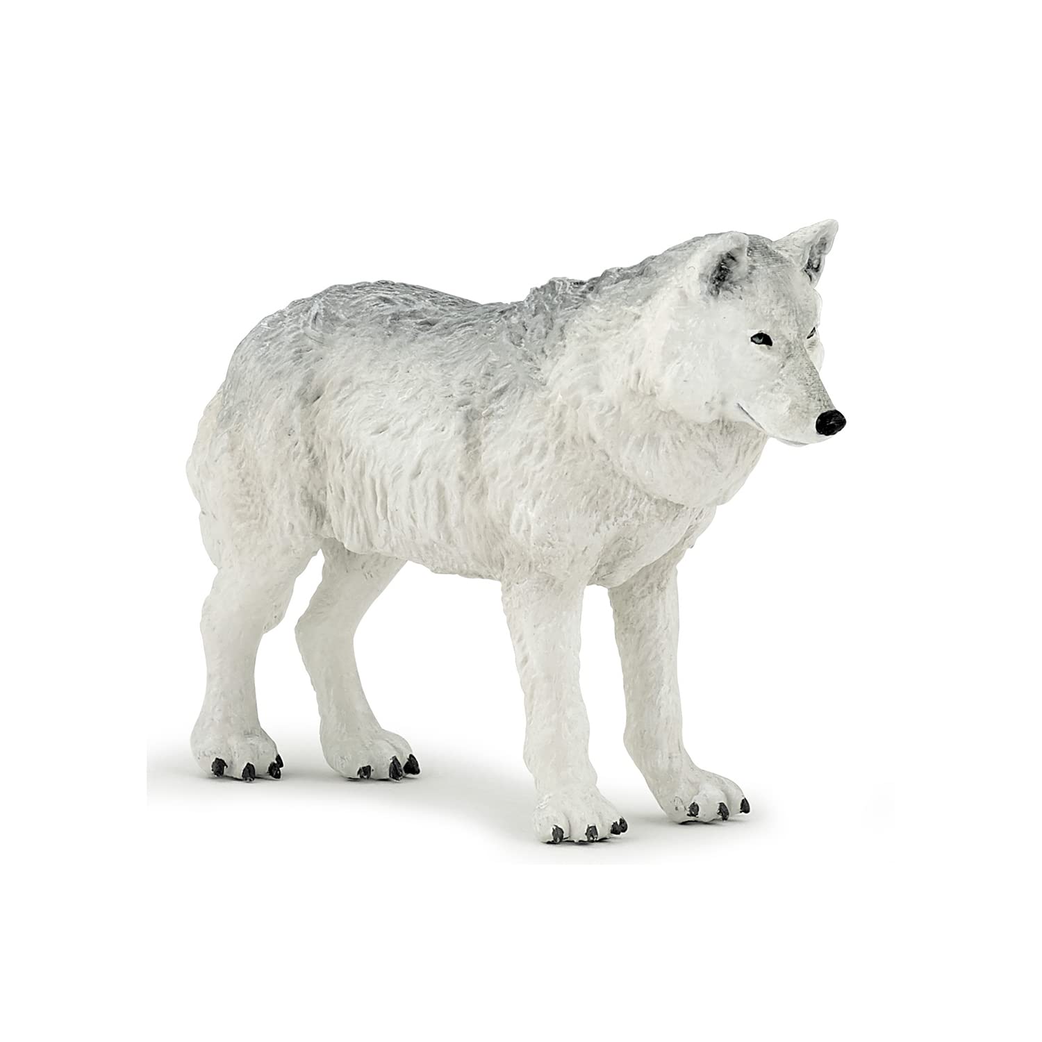 Papo - Realistic Polar Wolf Figure - Ages 3+ - Wild Life Collection - Educational Play Polar Animals - Gift Idea Toy for Girls and Boys