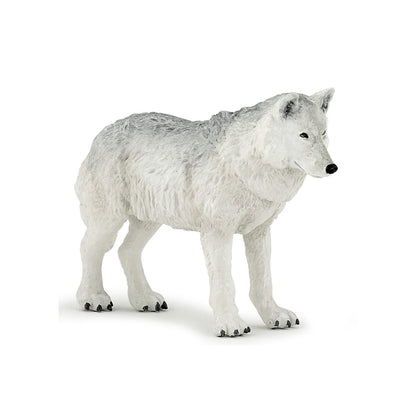 Papo - Realistic Polar Wolf Figure - Ages 3+ - Wild Life Collection - Educational Play Polar Animals - Gift Idea Toy for Girls and Boys