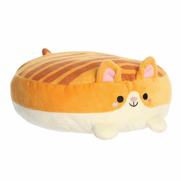 Aurora® Squishy Flapjacks™ Cassidy Cat™ Stuffed Animal - Perfect for Bringing Comfort to Children - Toys for Bedrooms, Birthday Gifts,