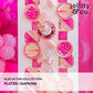 Jollity & Co Sweet 16 Dinner Plates - Leopard Print Design - Bright Pink Paper Plates with Gold Foil - Pack of 8 Party Plates - Birthday Plates