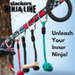 Slackers Ninjaline - 36' Intro Kit - Includes 7 Hanging Attachments - Best Outdoor Ninja Warrior Training Equipment For Kids - Build Your Very Own