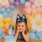 Beaumode Blue Dog Daisy Balloon Arch Garland Kit for Girls Wackadoo I'm Two Birthday Puppy Pawty Blue Dog Party Bingo Birthday Daisy Flower Groovy