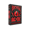 Bicycle ACDC Playing Cards, Features Iconic ACDC Song Titles and Band Designs, Red and Black, 1 Deck
