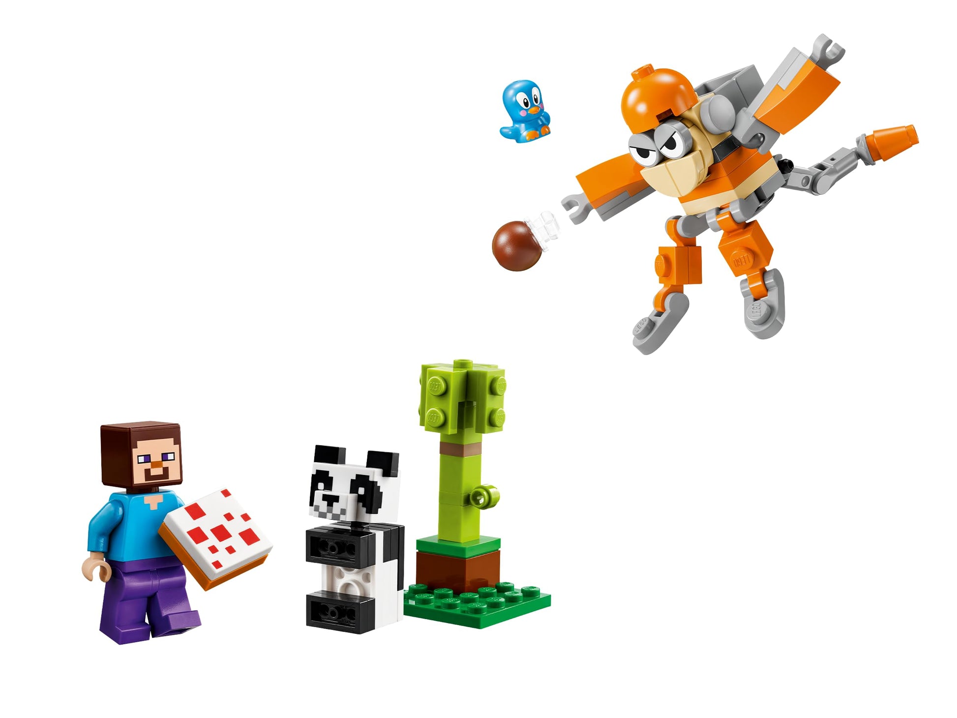 LEGO 30672 Minecraft Steve mit Baby-Panda