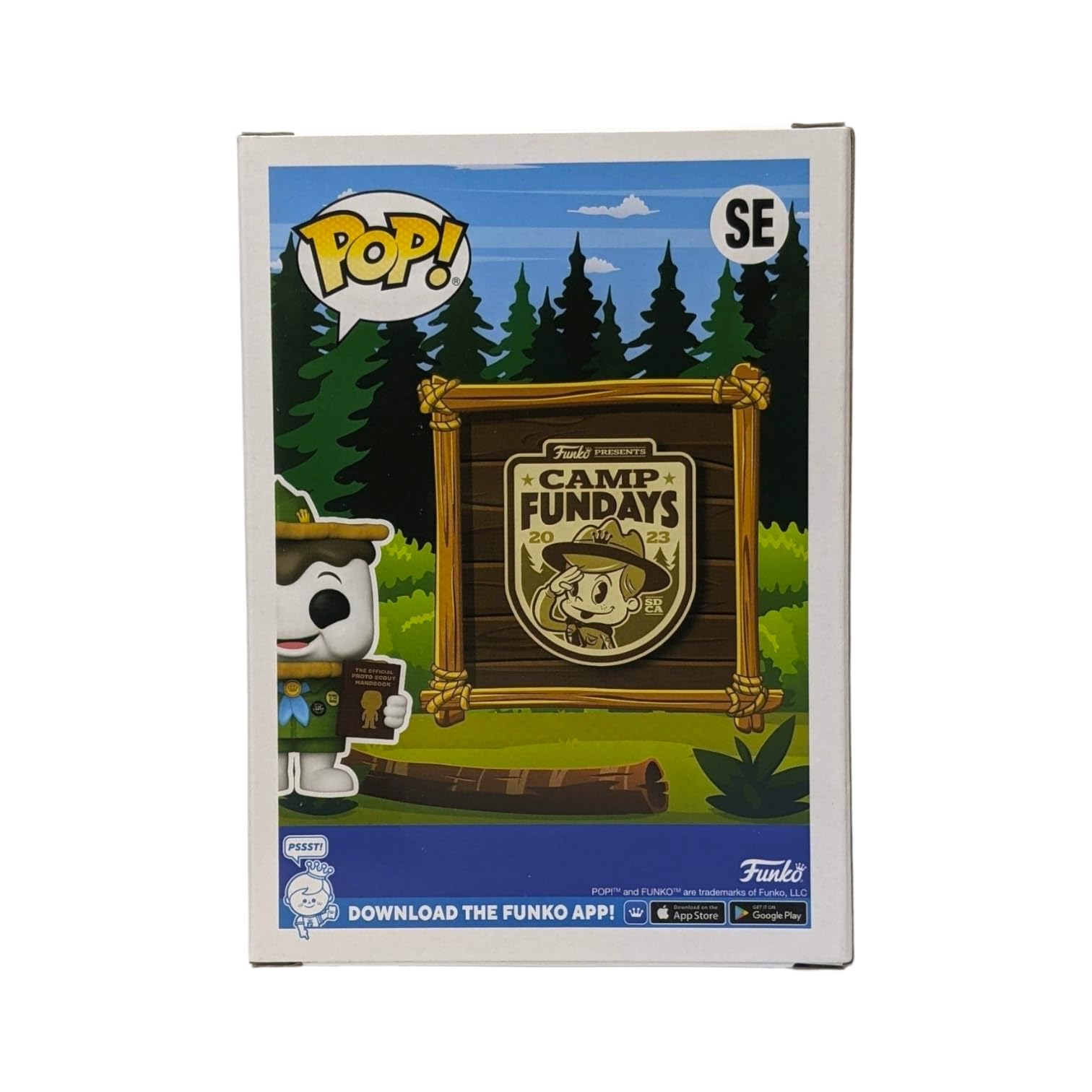 Pop! Originals: Camp Fundays 2023 - S'Mores Boy (Limited to 3200 Pieces)