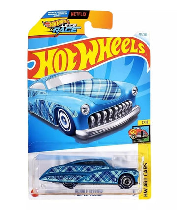 Hot Wheels Purple Passion (Blue Plaid) HW Art Cars 7/10 Treasure Hunt