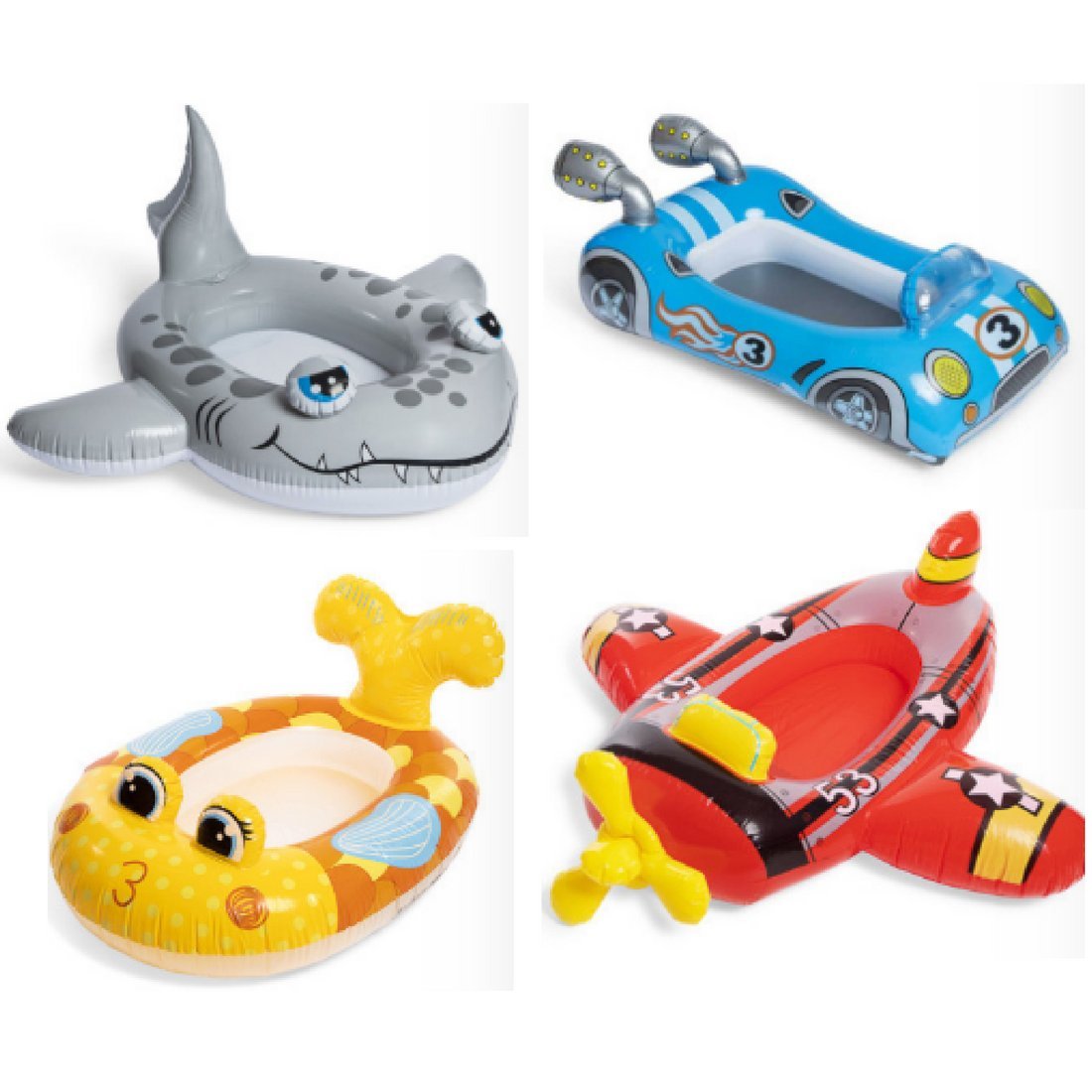 Intex 59380EP The Wet Set Inflatable Pool Cruiser - Random Color