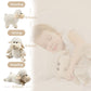 Frankiezhou Home 3 Pcs Stuffed Sheep Animals, 6.5 inch - 8.8 inch Cute Lamb Plush Toy as Gift for Your Kids (Sitting, Standing, Lying). (White)