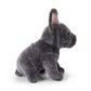 TUKVESZE French Bulldog Stuffed Animal, 8.6 inch Realistic Puppy Plush Cute Soft Dog Gifts for Boys and Girls (Gray)