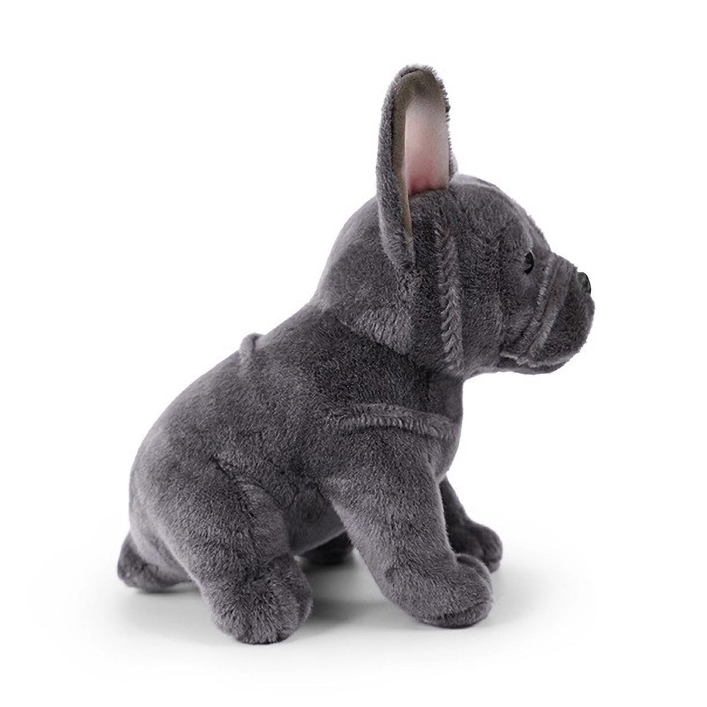 TUKVESZE French Bulldog Stuffed Animal, 8.6 inch Realistic Puppy Plush Cute Soft Dog Gifts for Boys and Girls (Gray)