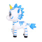 Zoonicorn Emoteez - 4 in Valeo Blue Toy Figure with Light-up Horn