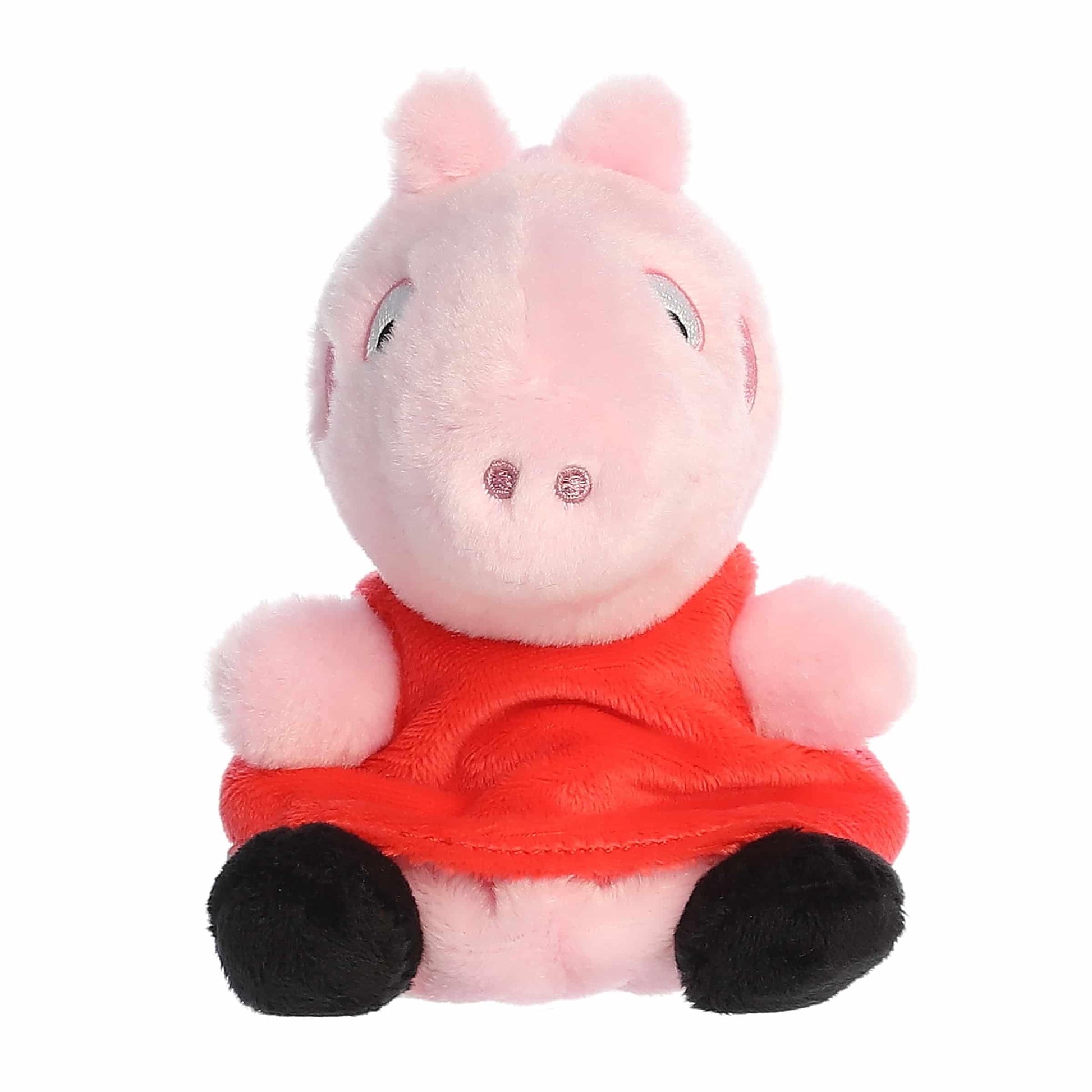 Aurora® Playful Peppa Pig™ Palm Pals™ Stuffed Animal - Officially Licensed Toys for All Fans - Perfect for Birthdays, Adults and Kids All Ages - Pink