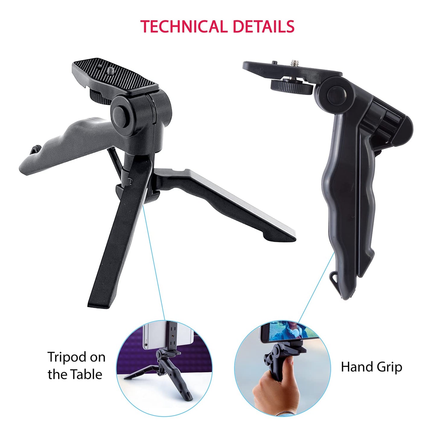 Canal Toys New Studio Creator Podcast & Vlogging Kit - Record Your own podcasts and Vlogs Like Your Favorite influencers! Fold-up Tripod, LED Light &