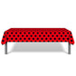 2 Pieces Ladybug Tablecover Ladybug Party Tablecloth, Little Ladybug Plastic Tablecloth Vintage Polka Dots Tablecloth Rectangular Black and Red