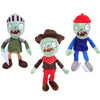 BASHERISE 3 PCS PVZ Plant and Zombies Plush Toy Stuffed Soft Doll, 2023 Upgraded Skating Zombies Soldiers Zombies New Pirate Zombie Plush Figure Toy