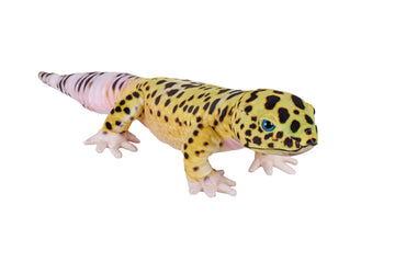 Wild Republic Living Earth Leopard Gecko Stuffed Animal - 24"