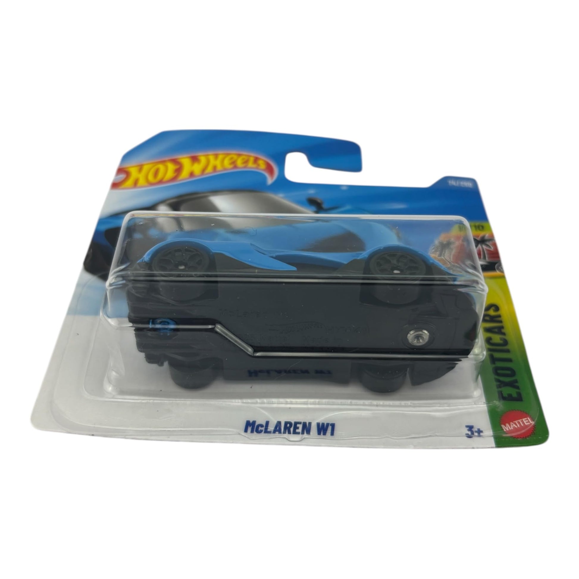 Hot Wheels McLaren W1 [Blue] Exoticars 5/10, 74/250, 1:64 Scale Diecast Toy Vehicle