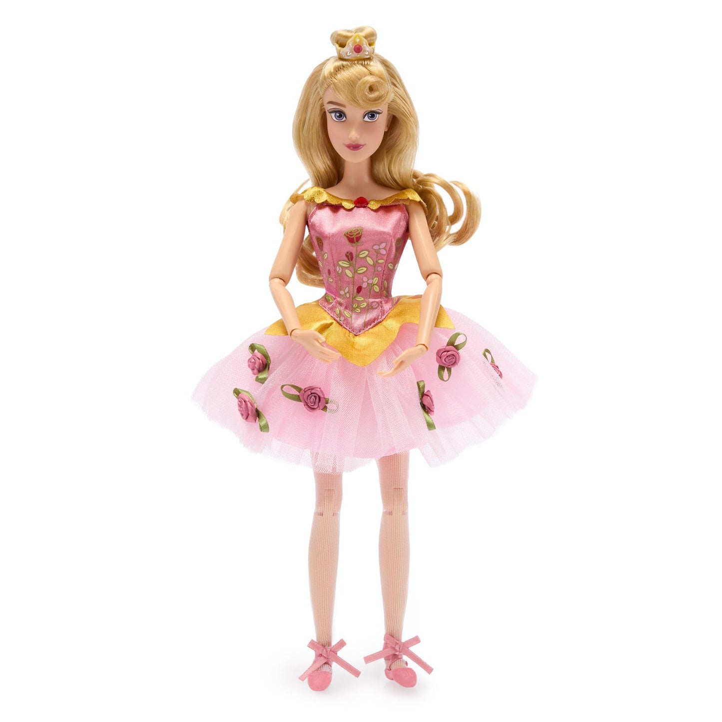 Disney Store Official Princess Ballet Doll - 11 Inch Aurora Ballerina Doll - Includes Brush with Molded Details, 2 Tutu Outfits, Accessories and Owl