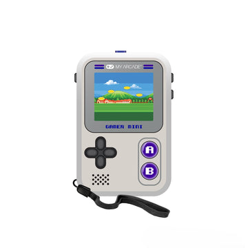 My Arcade Gamer Mini Classic-Purple: Games for Kids, Miniature Handheld Gaming System Packed with 160 Games, 1.8'' Color Display (DGUN-3924), Small