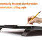 YINGWOND Rechargeable A4 LED Light Pad with Padded Case, Tracing Light Box w/Riser Stands and Paper Clip, 6 Levels of Brightness, Type-c Cable