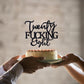 Unoggsor Twenty Fucking Eight Cake Topper - Happy 28th Birthday Cake Decor - Cheers to 28 Years Birthday Party Decorations Supplies, Black Glitter