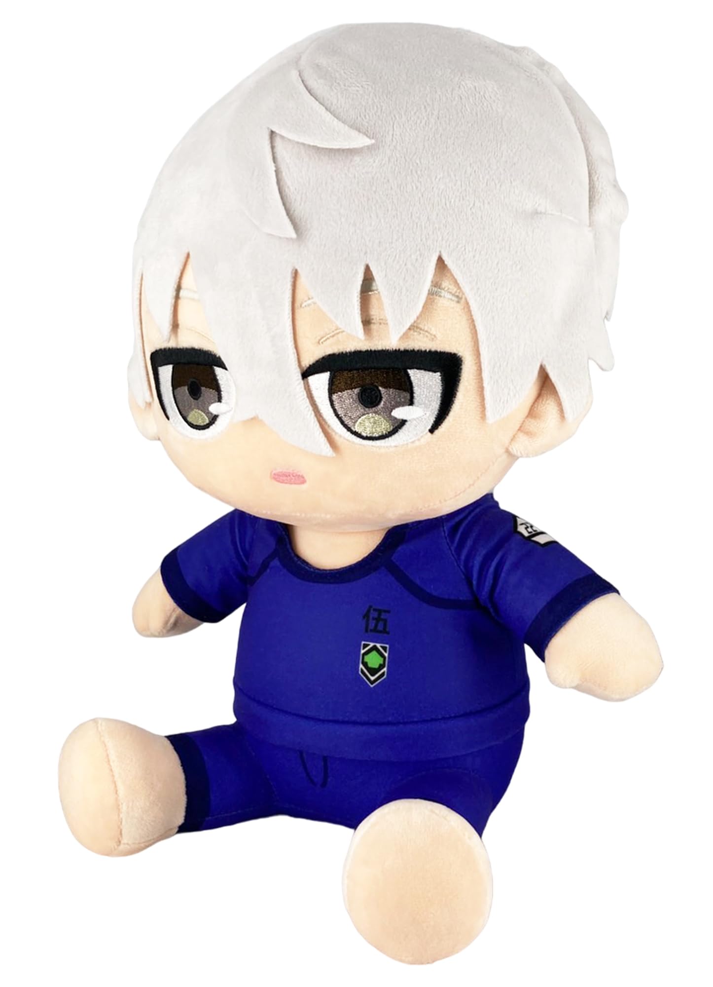 Great Eastern Entertainment Blue Lock Manga - Nagi Seishiro Sweatshirt Sitting Pose Plush 12" H