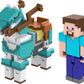 Mattel Minecraft Action Figure 2-Pack with Skeleton & Trap Horse Collectible Figures & Accessories, 3.25-inch Scale Toy Set