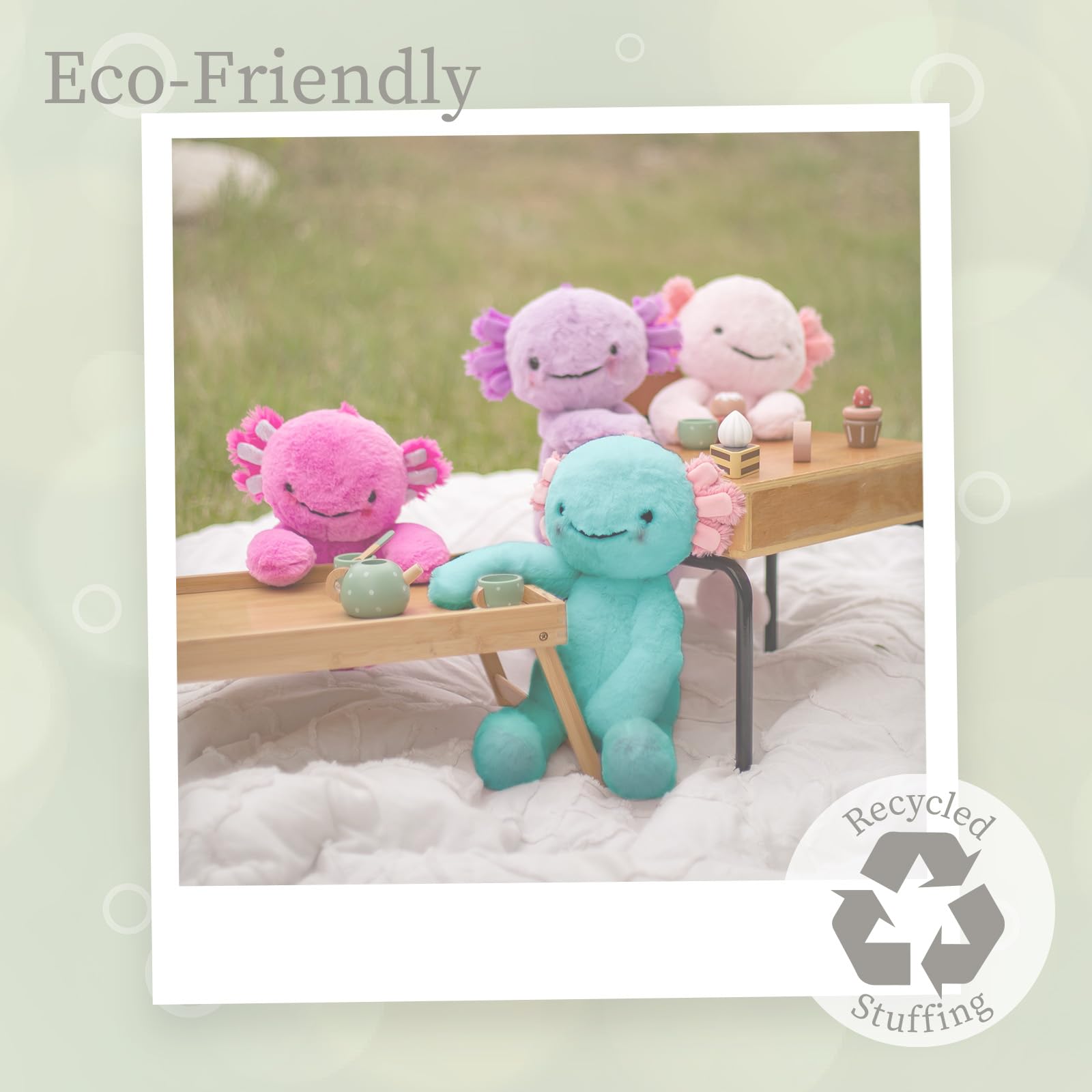World's Softest Plush Stuffed Animal for Baby, Toddler, Kids, Adults - Adorable Toy Made from Kid-Friendly, Quality Materials - Lushee Aqua Axie