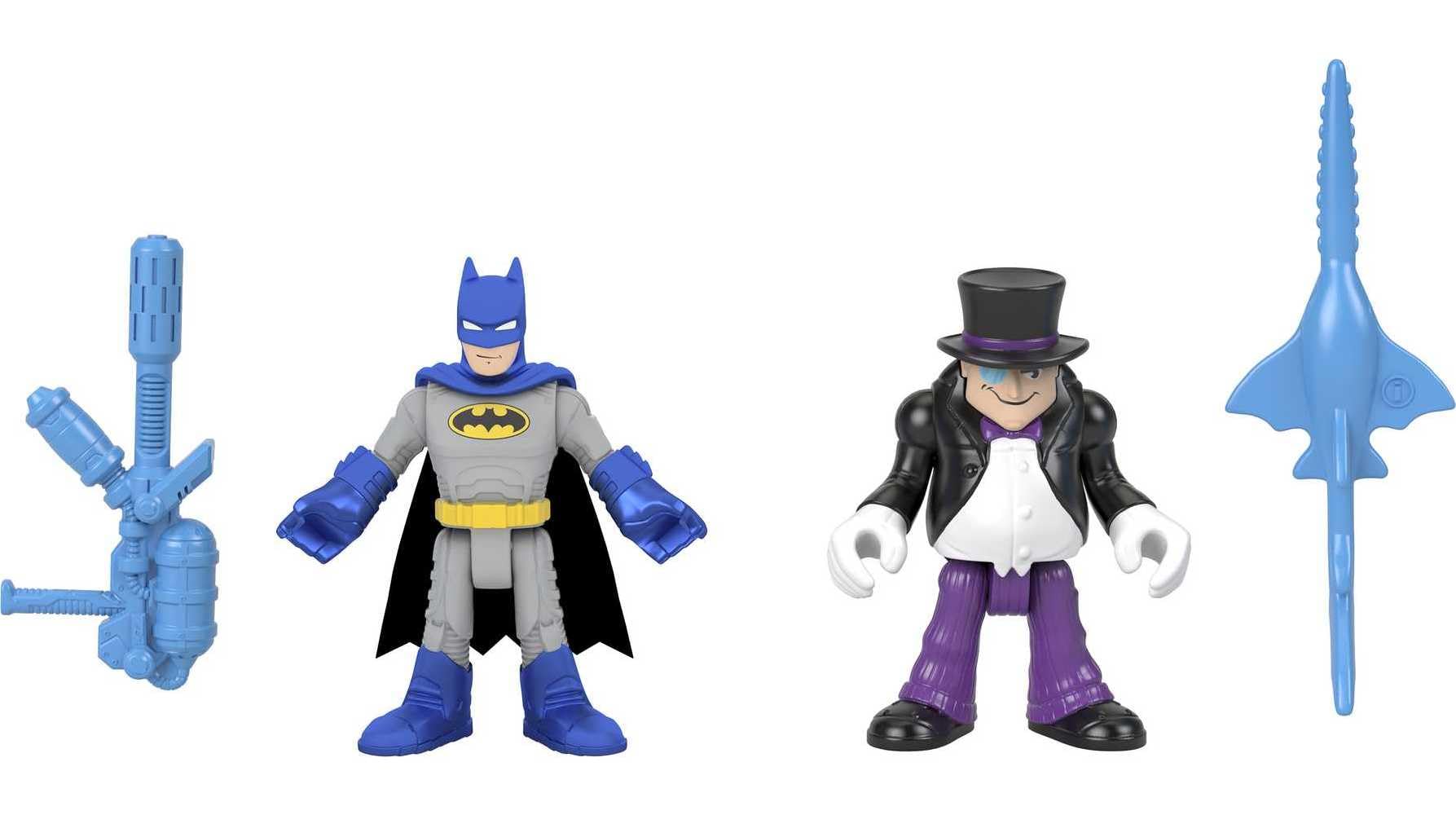 Fisher-Price Imaginext DC Super Friends Batman & The Penguin Figure Set for Preschool Kids Ages 3 to 8 Years
