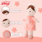 Linzy Toys Soft Plush Doll - 10" My First Doll with Floral Headband, Safe for All Ages, Stuffed Plush Doll for Girls, Adorable Toddler Girl Toys,Ideal