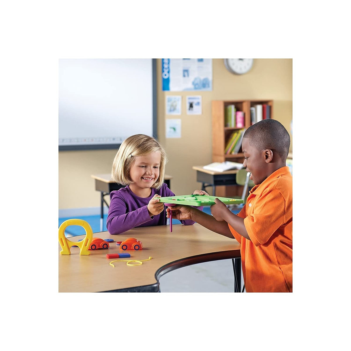 Learning Resources STEM Magnets Activity Set, Science Lessons, 24 Pieces, Ages 5+