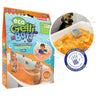 Eco Gelli Baff Orange, 1 Bath Pack or 6 play uses, Turn water into colourful goo! Children's Sensory & Bath Toy, Certified Biodegradable Toy